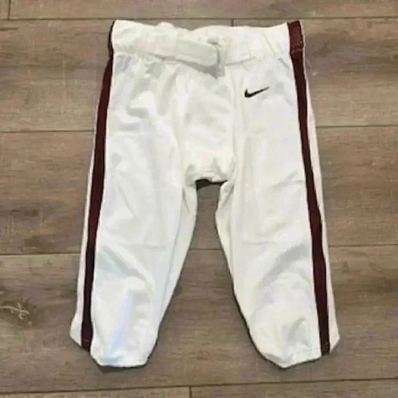 NEW Nike Open Field White Cropped Style Football‎ Pants Youth Size Large - Picture 1 of 9